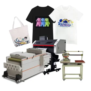 Factory OEM ODM Services Semi Automatic New DTF Printer with 5 Heads PET Film Digital Printing 1 Year Warranty for Clothes