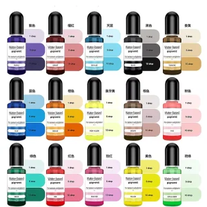 Factory Price 15 Color Gypsum Cement Coloring Pigment Water Soluble Colorant DIY Crafts Jewelry Making Accessories
