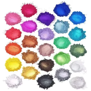 Factory Purple Pink Mica Pigment Powder for Plastic, Paint and Slime