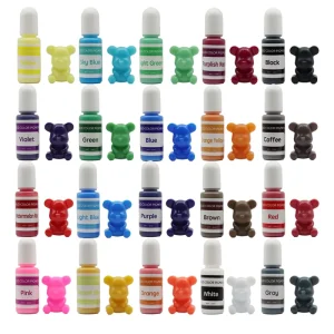 Factory Solid Color Pigment 20 Color Resin Pigment for DIY Epoxy Resin Crafts
