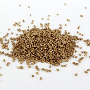 Factory Supply Color Masterbatch Gold Pigment PE PP PS PC PVC ABS Golden Color Masterbatch Plastic Pellets