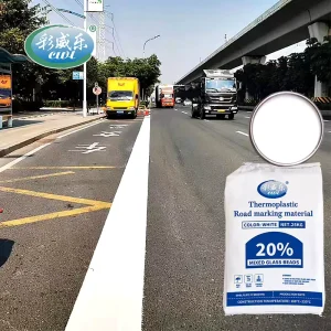 Factory Supply Hot Melt Thermoplastic Road Marking Paint, White and Yellow Powder