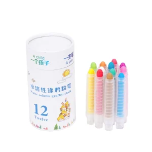 Factory Supply Portable 12-Color Water-Soluble Crayon Set for Home and School Painting