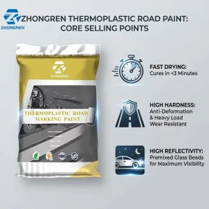 Factory Supply Thermoplastic Reflective Powder Coating Road Marking Paint for Highways Parking Lots and Airports