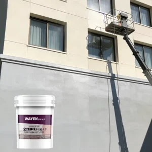 Factory Weather Resistant Exterior Wall Topcoat Waterproof UV Resistant Water Based Coating for Commercial Buildings