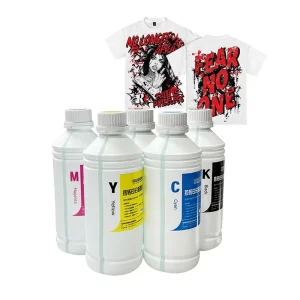 Fast-Drying CMYK W Pigment Cartridge, 1 Liter, for XP600, I1600, and I3200 Printheads