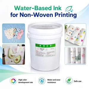 Fast Drying Eco Friendly Non Woven Fabric Printing Ink Water Based Pigment Ink With Strong Adhesion