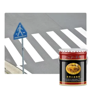 Fast Drying Road Marking Paint Yellow and White Acrylic Liquid Coating for Lane Dividing and Edge Lines