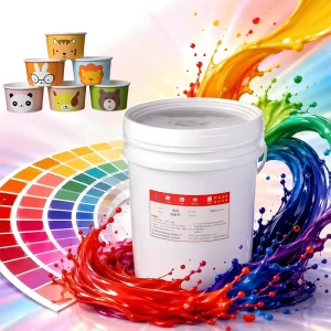 Fast-Drying Water-Based Pigment Ink for Paper Cup Flexographic Printing