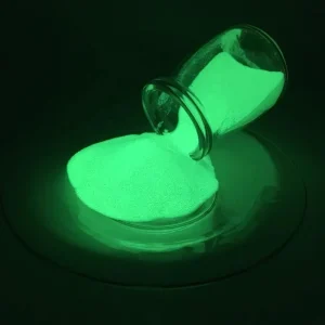 Fast Light Absorption Photoluminescent Yellow-Green Phosphorescent Powder for Injection Molding JPG-396