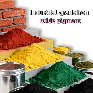 Ferric Oxide Pigment Fe2O3 Red Yellow Black Brown Green 100% Purity for Concrete Coatings