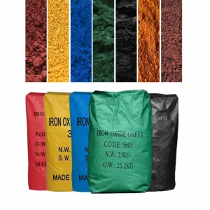 Ferric Oxide Pigment Manufacturer Iron Oxide Red Yellow Black Brown for Concrete Brick Cement Pigment