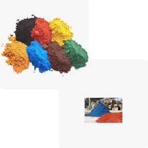 Ferric Oxide Red Blue Pigment for Wood Mulch