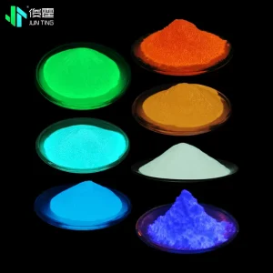Fine Glow Powder White Phosphorescent Luminous Inorganic Coating Pigment Strontium Aluminate Leather Pigments Resin