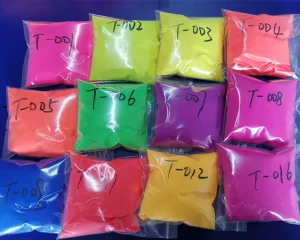 Fluorescent Dyes for Cosmetics, Eyeshadow, and Nail Art