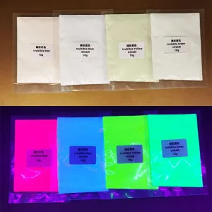 Fluorescent Powder Colorless Meets UV Light Color changing Anti counterfeiting Ink Pigment Powder