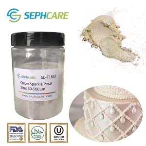 Food Grade Edible Glitter Metallic Dust Powder for Cake Decorating Chocolate Baking Drinks Safe Pigment