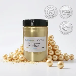Food Grade Metallic Luster Pearl Pigment Mica Powder Edible Glitter Food Additive