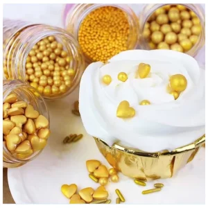 Food Grade Pearl Pigment Powder Glitter Edible Gold Powder Pearl Pigment for Cake & Drink