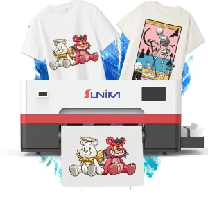 For A3 Small New DTF Printer 12inch Pigment Ink Epson Printhead Full Automatic Direct to Film for Shirt Printing