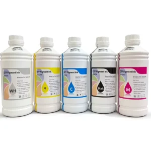 For Inkworld CMYK White Pigment for for Pet Film 4720 Compatible T Shirt Printer Heat Melt Powder Bright Color Direct Print