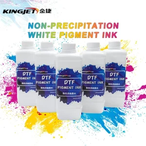 For Water Based CMYK+White for Textile Pigment for Cartridge for I3200 L1800 P600 P800 DX5 4720 Print Printing
