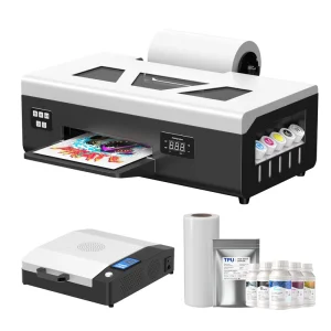 Free Shipping A4 DTF Printer Impresora Dtf L800 Fabric Printing Machines with Oven Ink Powder and Film for T Shirt
