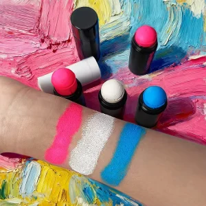 Full-Coverage Natural Plant Cream Face and Body Painting Stick for Children’s Festival Cosplay Makeup