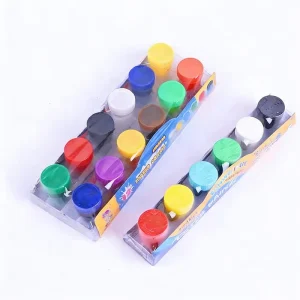 GF 20ml Non Toxic Washable Finger Paint Safe DIY Craft Paint Children Kids Early Learning Finger Painting Kit for Art Supplies