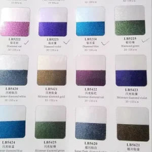 GLASS FLAKES DIAMOND Pearl Pigment Powder Cosmetics Grade Pearl Pigment Powder GREEN BLUE BLACK PURPLE