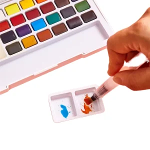 Giorgione 24 Colors Macaron Professional Watercolor Paint Set for Canvas 3mL Model G MK24 Factory Custom Service