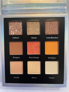 Glitter Colorful Cosmetic High Pigmented Custom Logo Waterproof Long Lasting Vegan Cruelty Free Powder Eye Shadow Palette