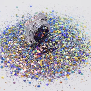 Glitter Cosmetic Color Shift Glitter Powder Chameleon Flakes Pigment Glitter for Nails