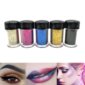 Glitter Metallic Shimmer Single Eyeshadow Powder Pigment