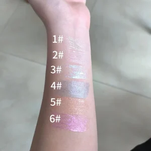 Glitter Waterproof Multi-Color Mineral Liquid Eyeshadow for Daily Makeup