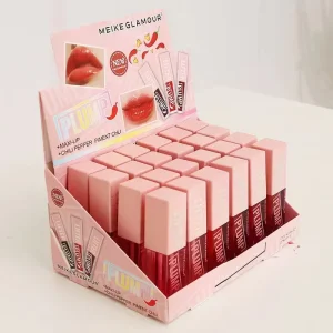 Glossy Finish Lip Tint Set, 6 Shades, High Shine Long-Lasting Moisturizing