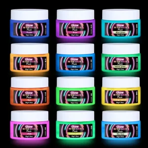 Glow-in-the-Dark Epoxy Resin Pigment Paste, High-Concentration UV Resin Dye for DIY Crafts and Jewelry