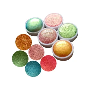 Gold Shift Mica Powder Pigment for Optical Varible Ink Watercolor Paints Pigmento
