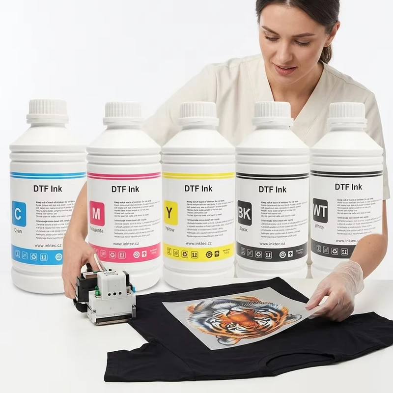 Good Price Pigment Dtf Cmyk White Ink for epson L800 L805 L1300 L1450 L1800 I3200 DX4 DX5 DX7 4720 5113 Printer Ink Head