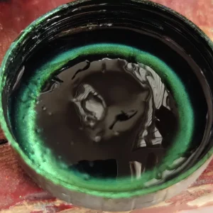 Green-Blue 3D Chameleon Color-Shifting Magnetic Pigment for Screen Printing Ink