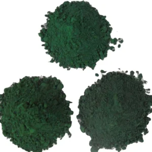 Green Colorant of Iron Oxide Pigment for Cement and Pvc