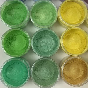 Green Emerald Cosmetic Dip Acrylic Iridescent Pearl Pigment Mica Powder Colorant for Resin