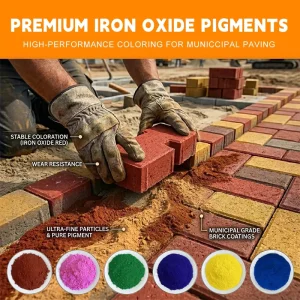 Green Iron Oxide Pigment Powder for Landscaping Gardening Brick and Concrete Blocks