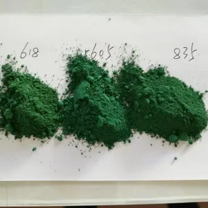 Green Iron Oxide Pigment for Cement, Colored Bricks, Rubber and Paint