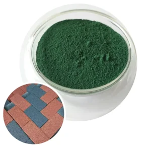 Green Iron Oxide Pigment for Cement, Colored Bricks, Rubber and Paint