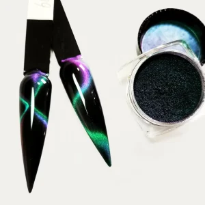 Green Purple Color Changed Nail Art 3D Magnetic Pigment Special Color Changed Effect Pigment Pearl Mica Pigment Coating Pigment