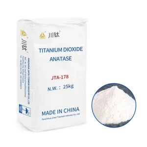 Guangdong Jintai Brand JTA 178 Anatase TiO2 High Whiteness Titanium Dioxide White Powder Pigment 98.5% Purity PVC Rubber