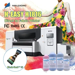 H EASY H 1816 GEN6 1.8M Digital Textile Printer Wide Format Belt Fabric Printer Direct to Fabric Cotton Large Format Printer