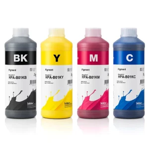 HESHUN 1000ML High Concentration Water Based Carton Pigment Ink for HP FI 1000 451 452 Head One Pass Printer Paper Bag