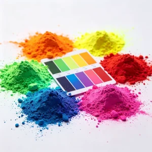 HFT Series Fluorescent Pigment Powder for Paper Printing Ink Oily Gravure Printing Ink Candle Surface Coloring Dyestuffs